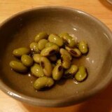 お豆を食べよう。青大豆の浸し豆